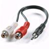 CAVO ADATTATORE MINI JACK AUDIO /2RCA LUNG. 0,2 MT 11.99.4340