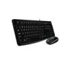 TASTIERA + MOUSE OTTICO LOGITECH MK120 USB COL.NERO,920-002543