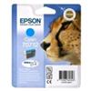 CARTUCCIA EPSON T0712 Ciano Ghepardo D78,DX4000,4050,DX5000,5050,DX6000,6050 DX7000F C13T07124011 (MCEPST071240)