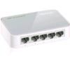 HUB SWITCH 5 PORTE TP-LINK TL-SF1005D 10/100 5 porte RJ45. Alimentatore esterno incluso. 