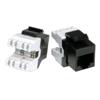 Connettori RJ45 Keystone CAT5E UTP Black (26.11.0342-60) (ACNE26110342)