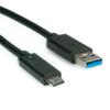 CAVO Type A/M Type C/M USB 3.1 0,5mt  Nero (11.02.9010-20) (CAUS11029010)