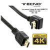 CAVO MONITOR HDMI/HDMI "GOLD" 10.0MT M/M 1.4bv con Teminali  Curvo