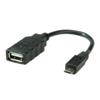 CAVO DATI OTG MICRO USB A/F 2.0 0,15mt Type USB A/F-Micro B/M (11.02.8311-25)