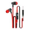 AURICOLARI CON MICROFONO P003-RSX121-B Progettate per : Lettori Mp3 / Hi-Fi / SmartPhone Connettori : 1 x Jack 3,5mm