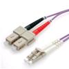 CAVO/BRETELLA IN FIBRA OTTICA FO Multi 50/125 LC/SC OM4 1,0mt Viola (21.99.8761-10) (CAFP21998761)