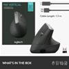 MOUSE LOGITECH Bluetooth + Wireless MX Vertical ,910-005448