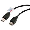 CAVO PROLUNGA USB 2.0  A-M/A-F 1,8 MT Nero 