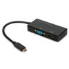 ADATTATORE DA USB 3.0 TypeC a HDMI(F)-VGA(F) Value Black (12.99.3215-10)