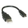 CAVO DATI OTG MICRO USB A/M 2.0 0,15mt Type USB A/M-Micro B/M (11.02.8310-25) (CAUS11028310)