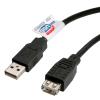 CAVO PROLUNGA USB 2.0 DA 3,0mt Nero Type A M/F (11.02.8960-100) (CAUS11998960)